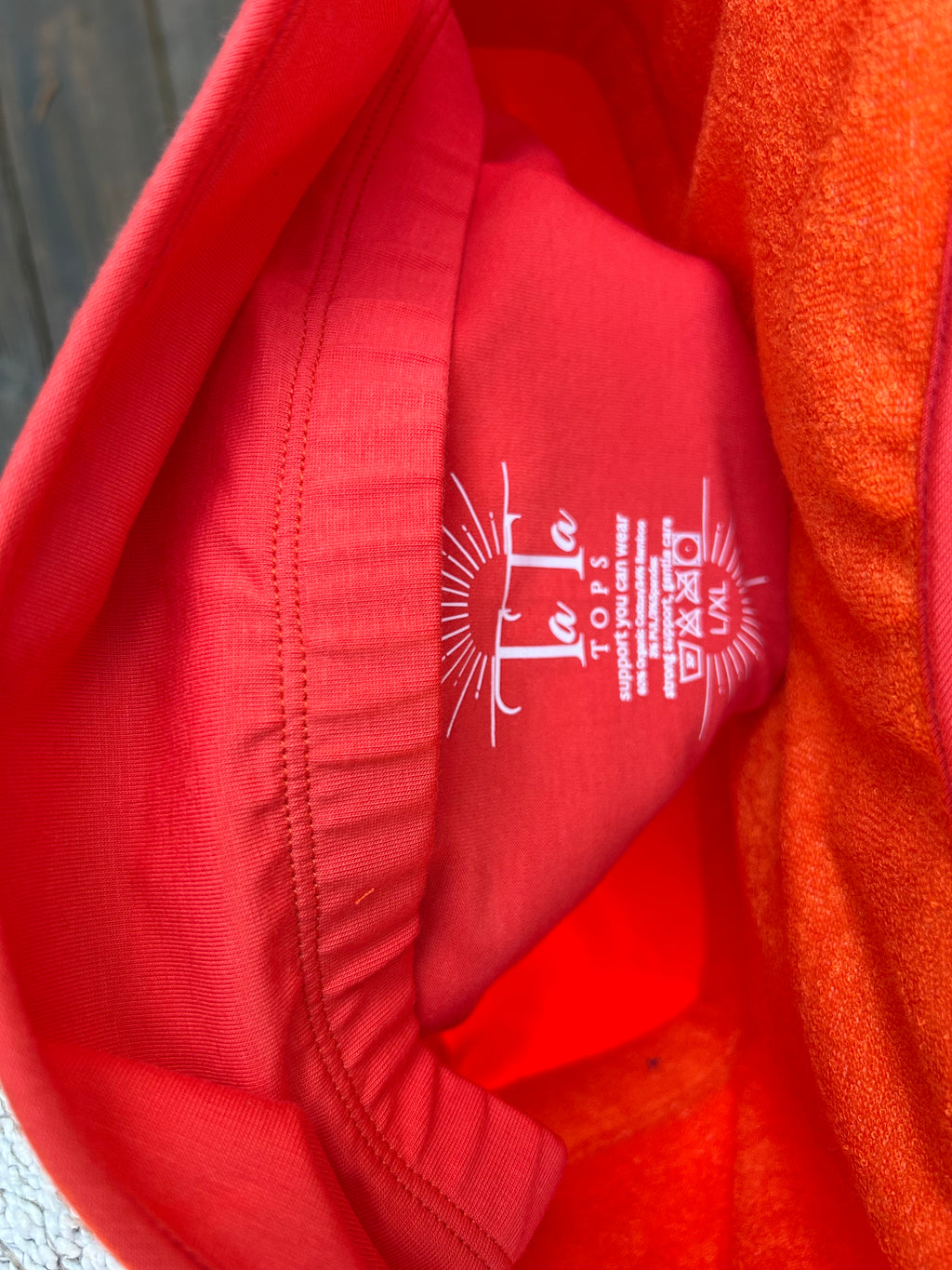 Bamboo leak-proof inner layer in orange